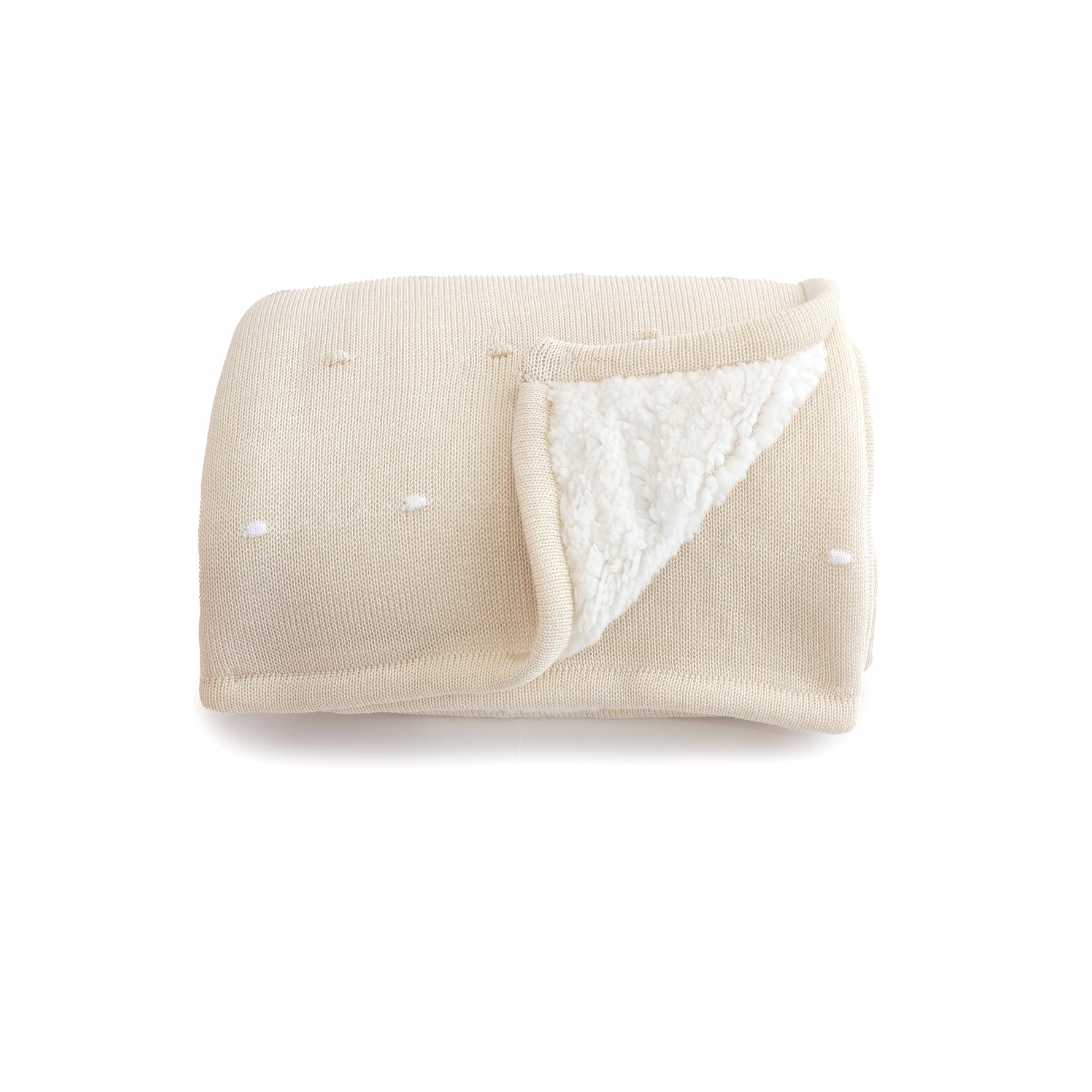 Confetti Knit Blanket - Sand - Bubba Blue Australia