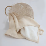 Confetti Knit Blanket - Sand - Bubba Blue Australia