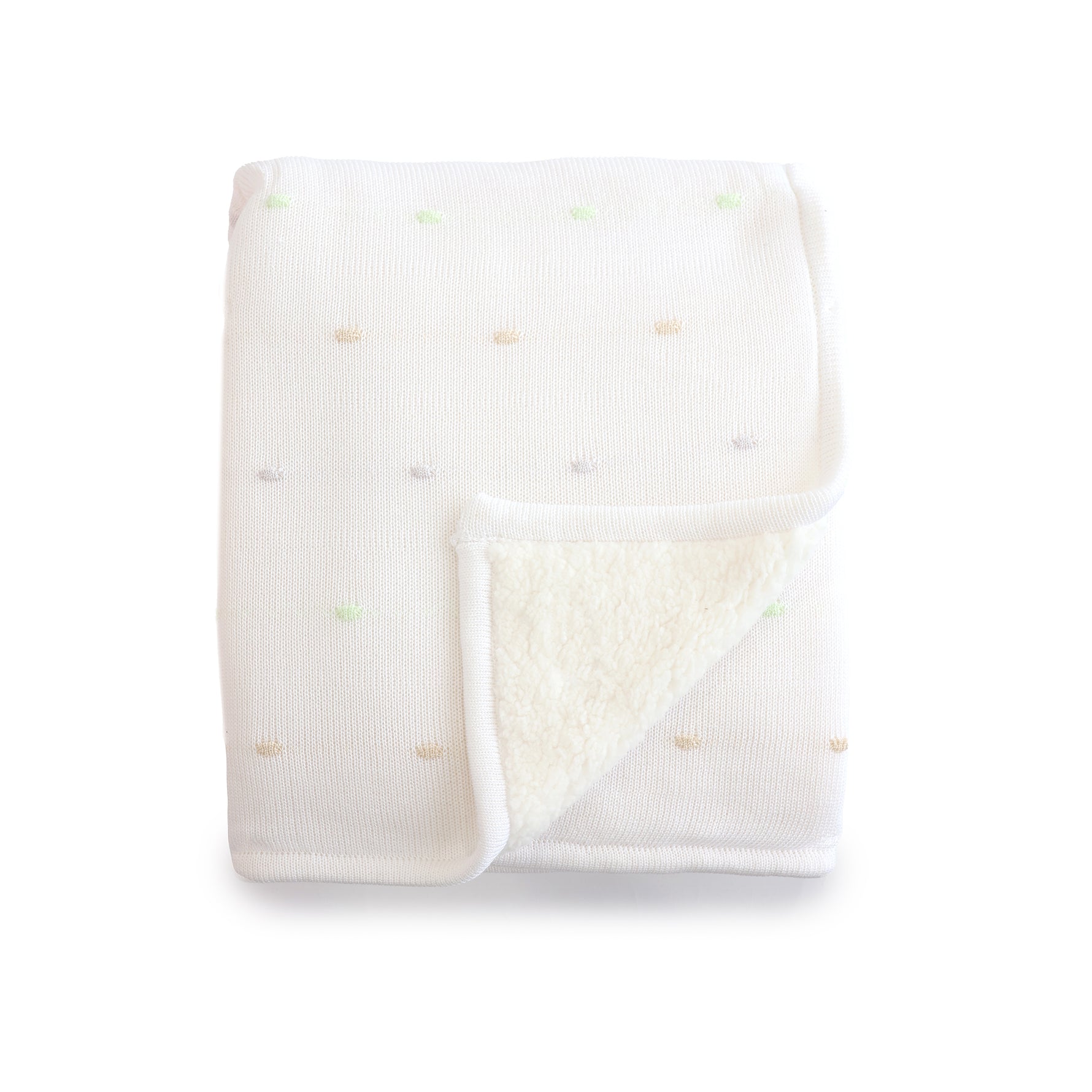 Confetti Knit Blanket - White - Bubba Blue Australia