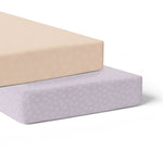 Nordic 2pk Jersey Cot Fitted Sheets Peach/Lilac - Bubba Blue Australia