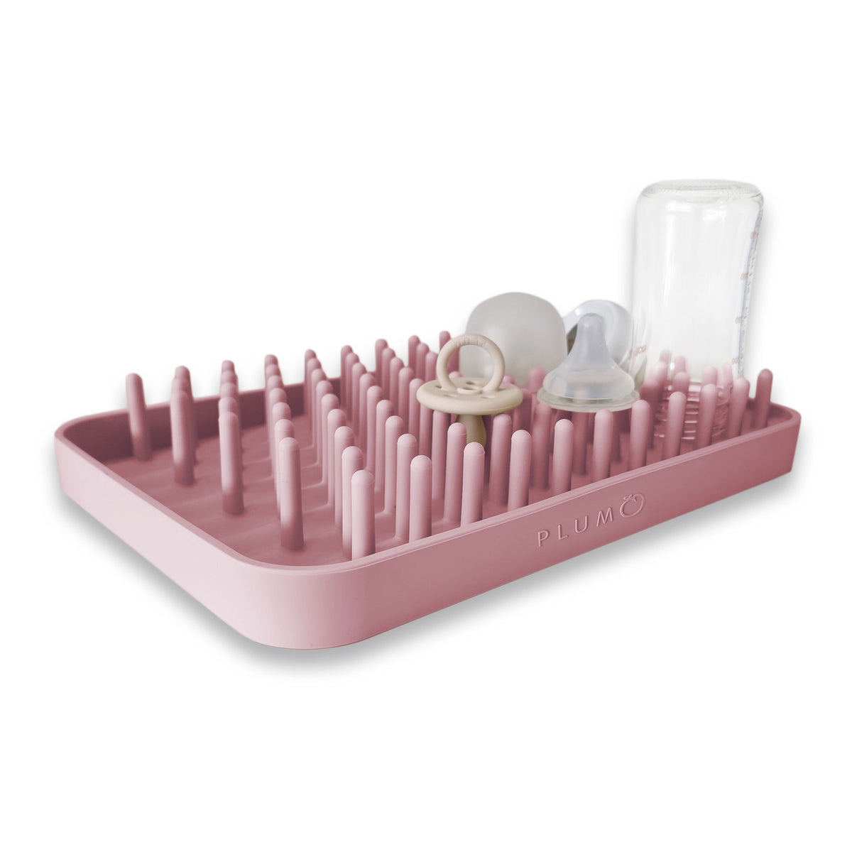 PLUM Hedgehog Silicone Drying Rack - Dusty Berry - Bubba Blue Australia
