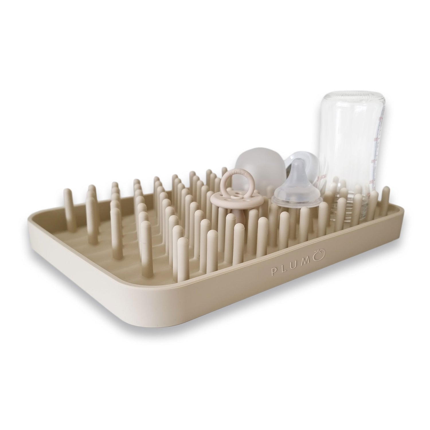 PLUM Hedgehog Silicone Drying Rack - Sand - Bubba Blue Australia
