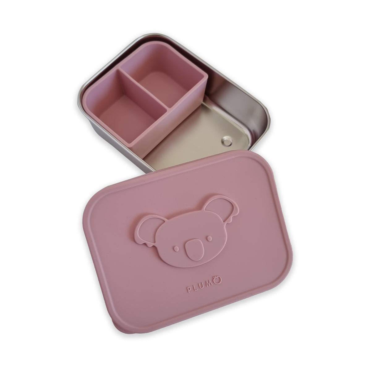 PLUM Stainless-steel Bento Snack Box - Dusty Berry - Bubba Blue Australia