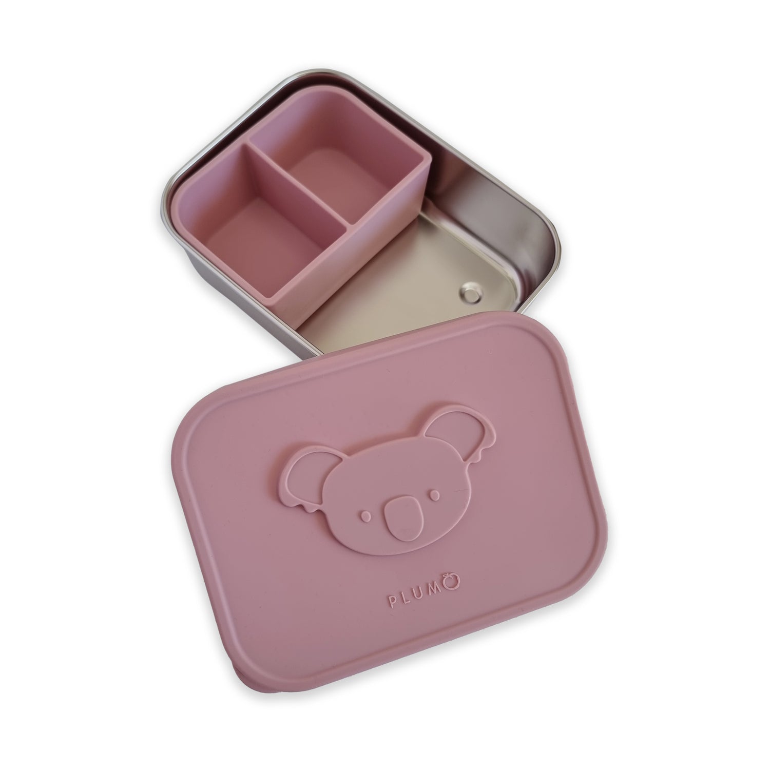 PLUM Stainless-steel Bento Snack Box - Dusty Berry - Bubba Blue Australia