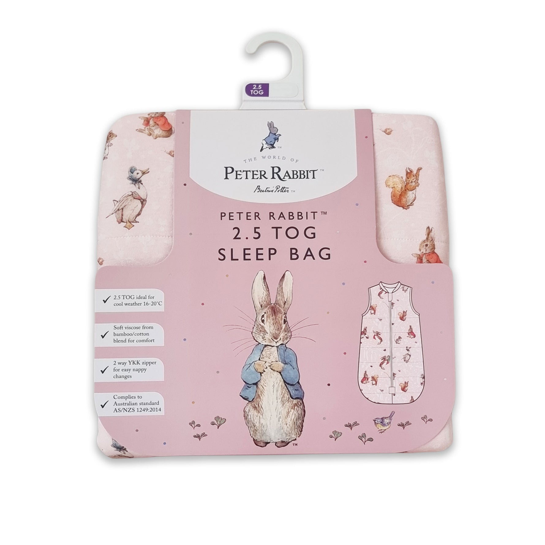 Flopsy Mopsy & Cottontail 2.5 TOG Sleep Bag - Bubba Blue Australia