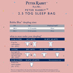 Flopsy Mopsy & Cottontail 2.5 TOG Sleep Bag - Bubba Blue Australia
