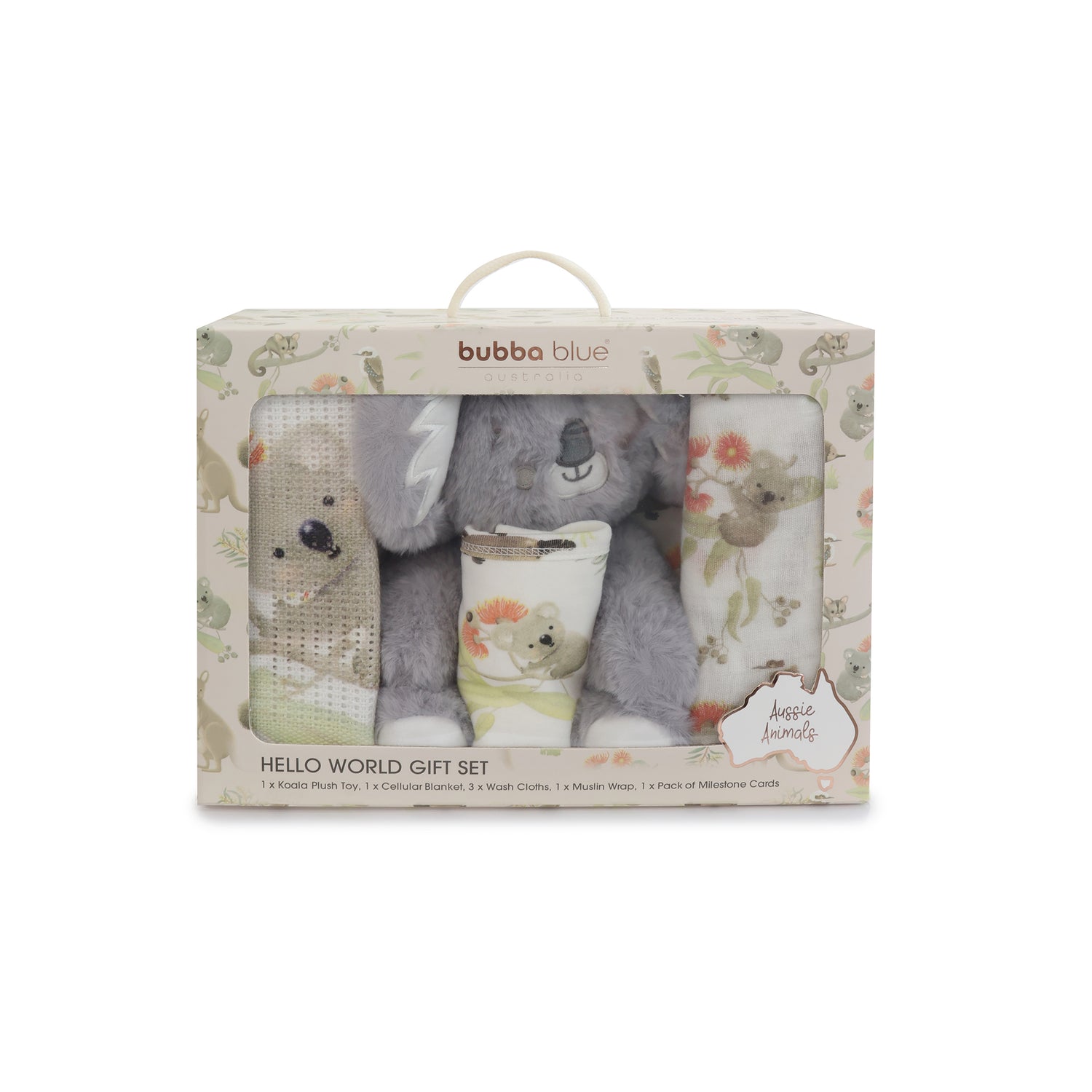 Aussie Animals Hello World Gift Set - Bubba Blue Australia