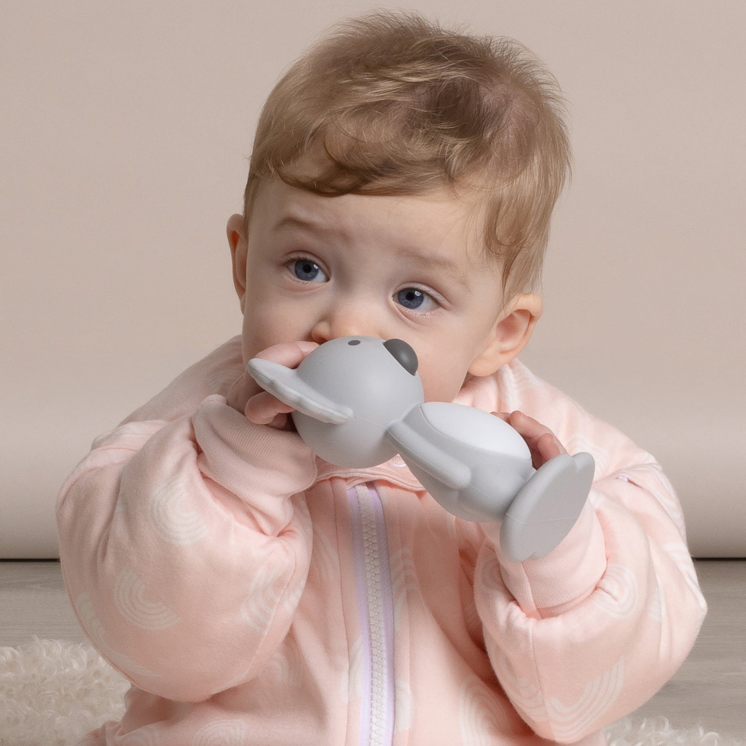 Aussie Animals Bubba Koala Silicone Teething Toy Grey - Bubba Blue Australia