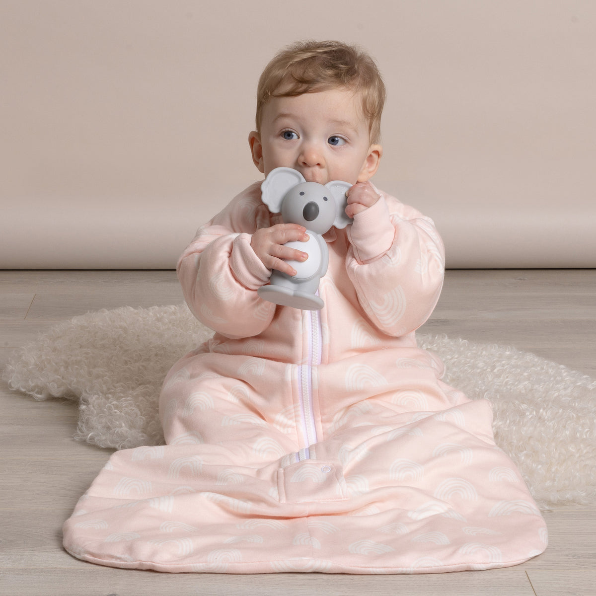 Aussie Animals Bubba Koala Silicone Teething Toy Grey - Bubba Blue Australia