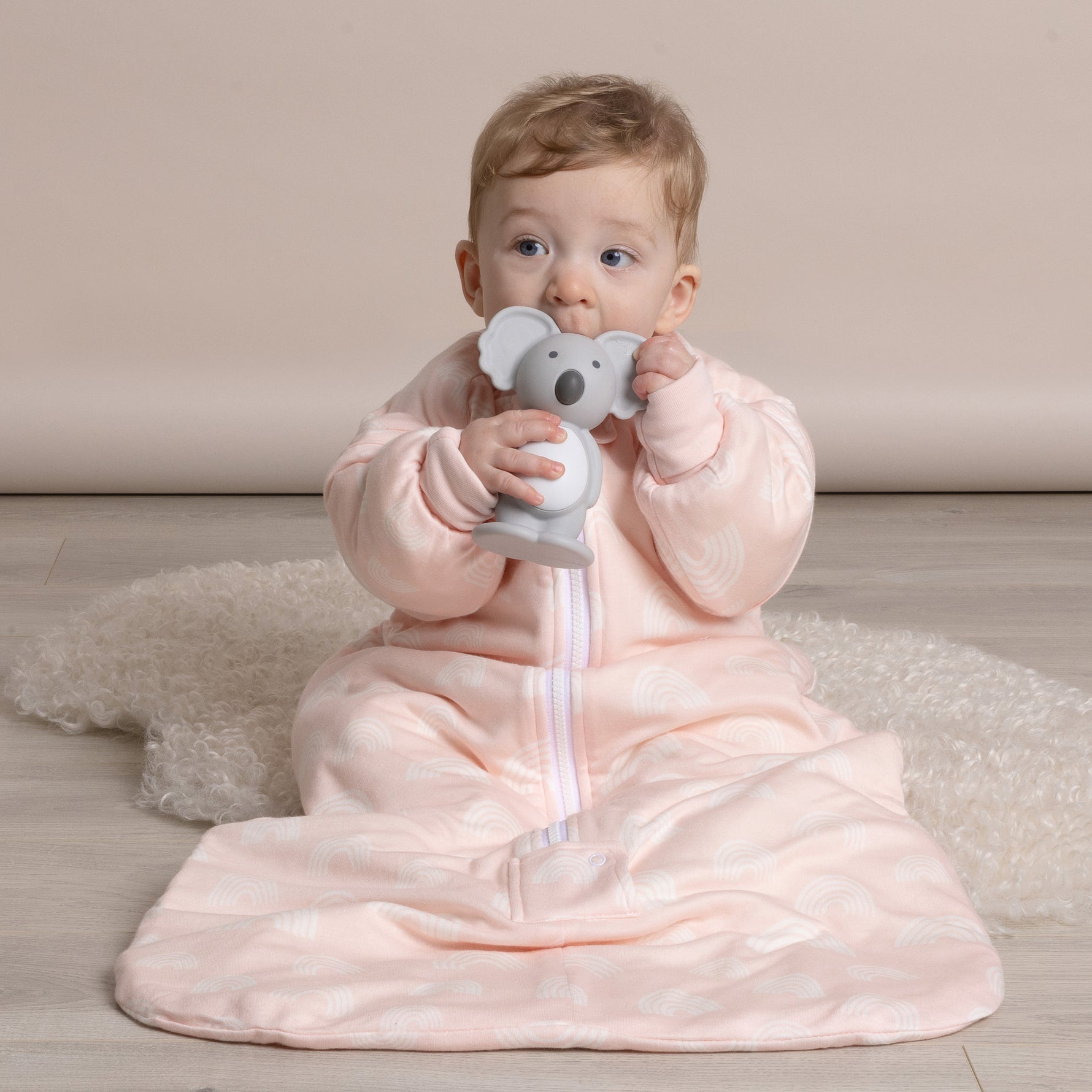 Aussie Animals Bubba Koala Silicone Teething Toy Grey - Bubba Blue Australia