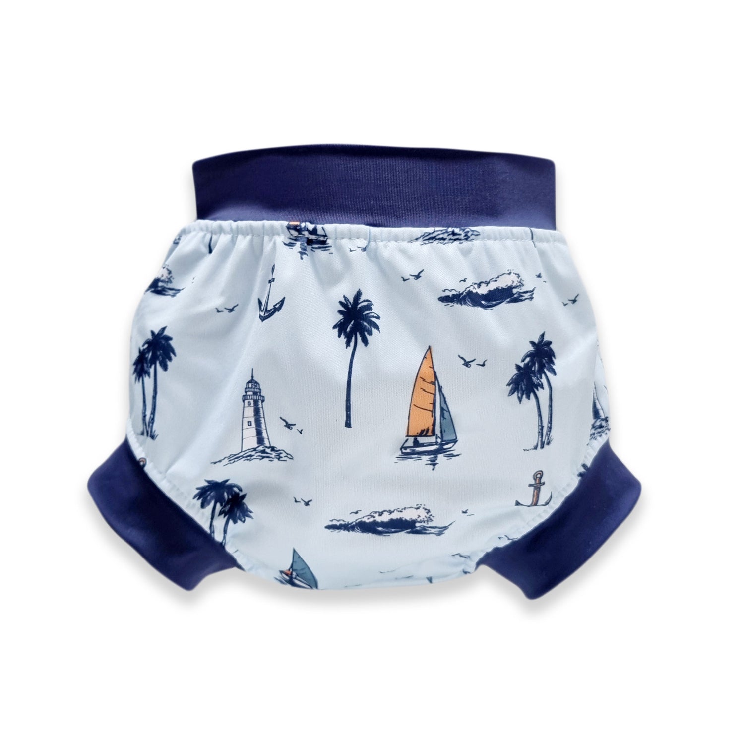 PLUM Swim Nappy - Malibu(Navy) - Bubba Blue Australia