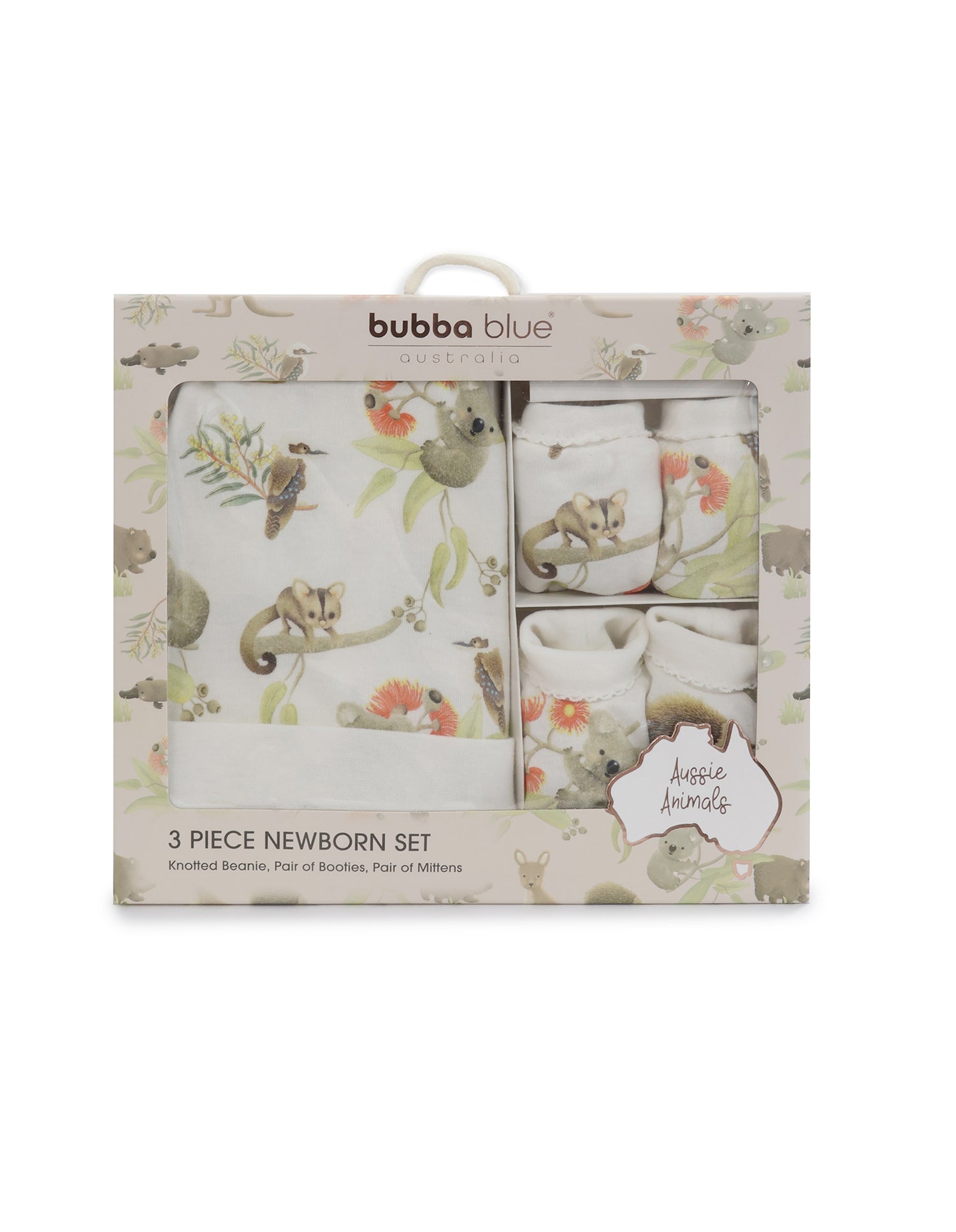 Aussie Animals 3pcs Layette Set - Bubba Blue Australia