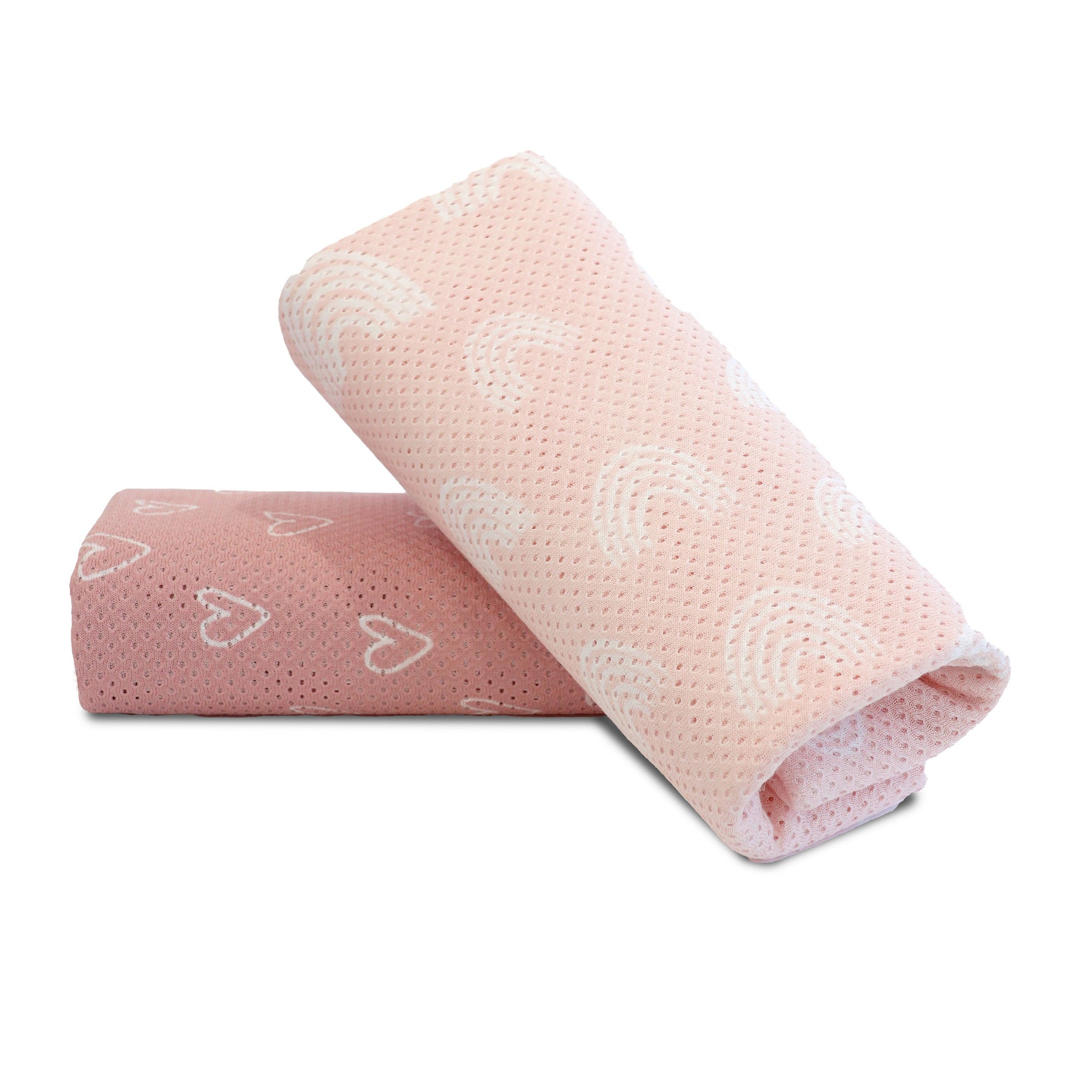Nordic 2pk AIR+ Mesh Nursing Scarf Berry/Rose - Bubba Blue Australia