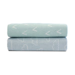 Nordic 2pk AIR+ Mesh Nursing Scarf Sky/Mint - Bubba Blue Australia