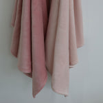 Nordic 2PK Stretchy Velour Cuddle Blankets - Berry/Rose - Bubba Blue Australia