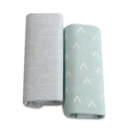 Nordic 2pk AIR+ Mesh Nursing Scarf Sky/Mint - Bubba Blue Australia