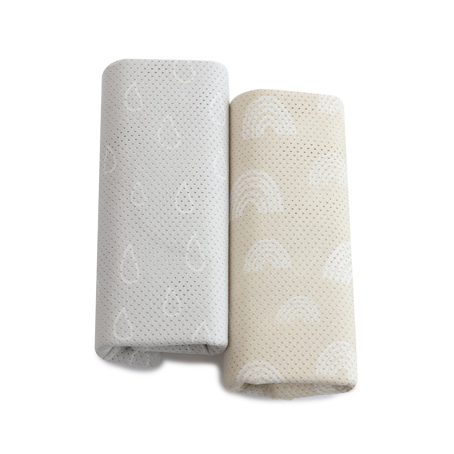 Nordic 2pk AIR+ Mesh Nursing Scarf Grey/Sand - Bubba Blue Australia