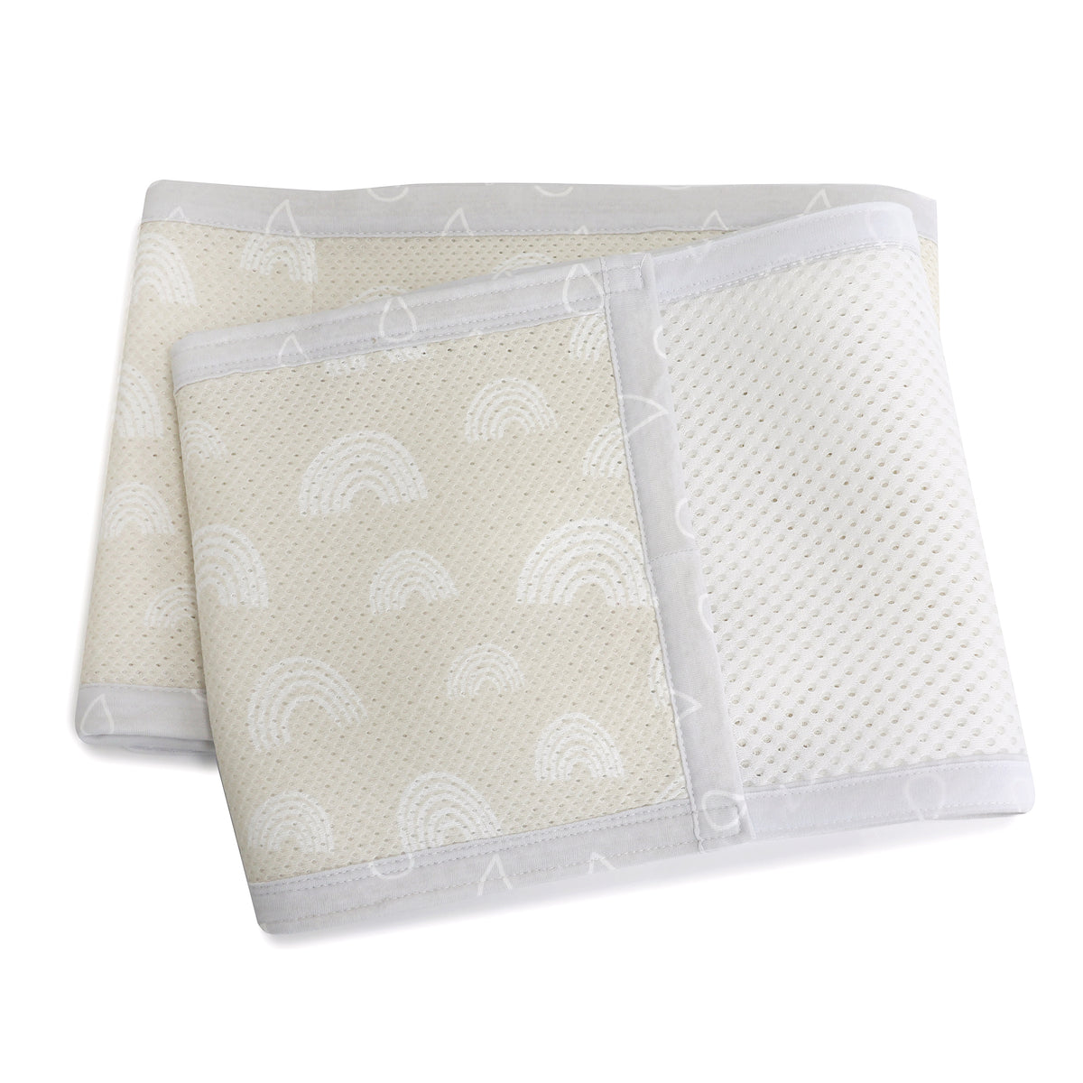 Nordic Air+ Cot Liner Grey/Sand - Bubba Blue Australia