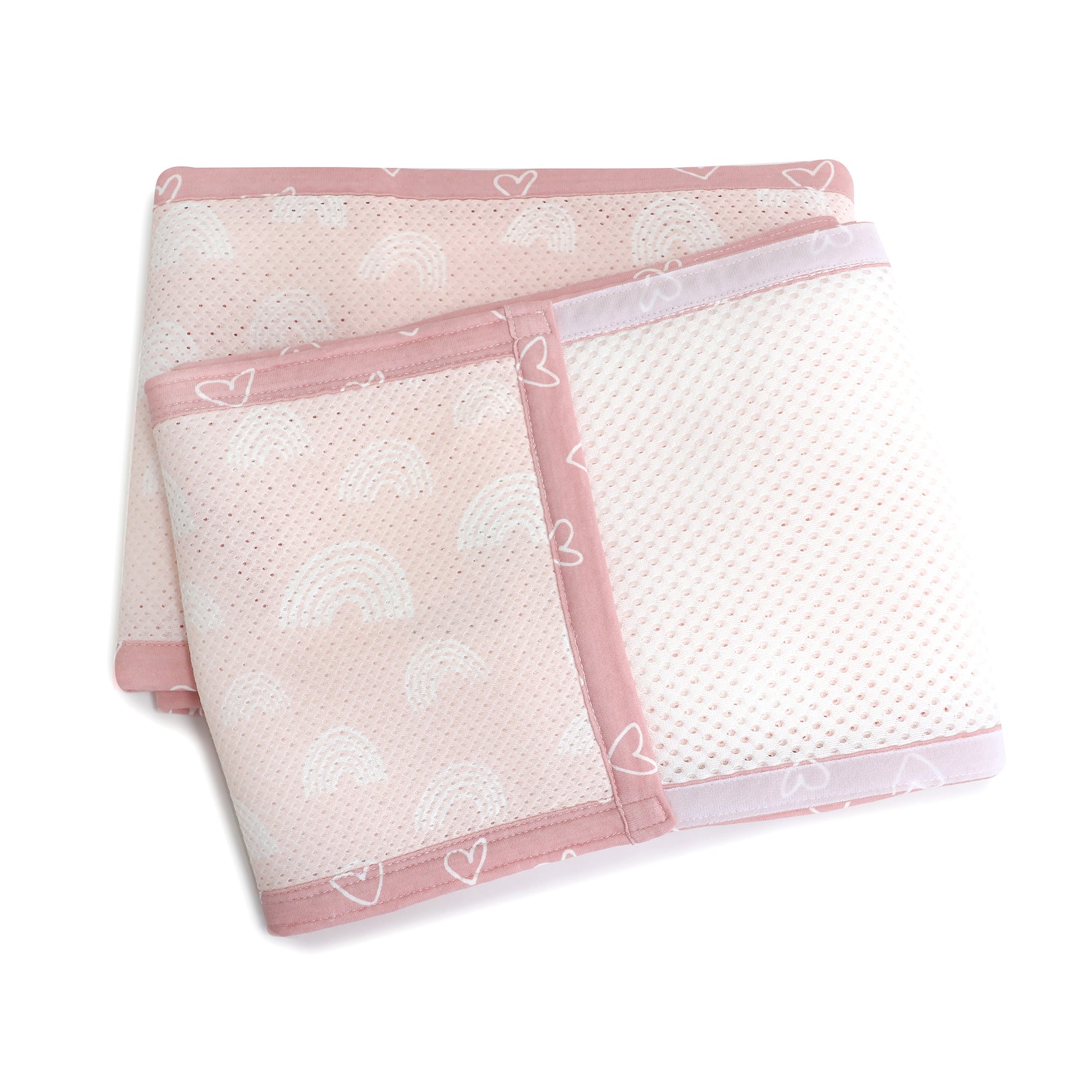 Nordic Air+ Cot Liner Dusty Berry/Rose - Bubba Blue Australia