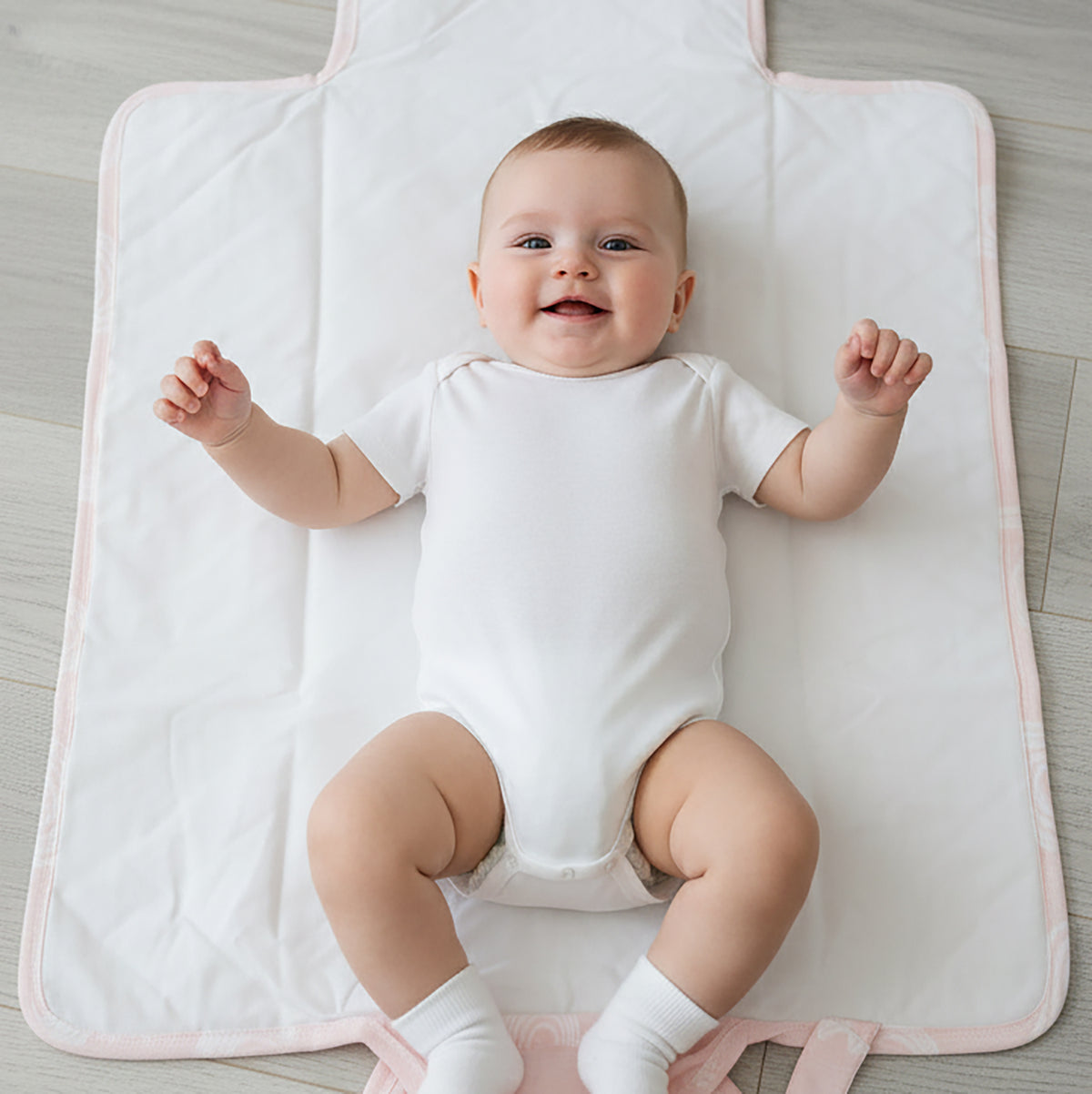 Nordic Travel Change Mat - Rose Plus FREE Jungle Face Washers - Bubba Blue Australia