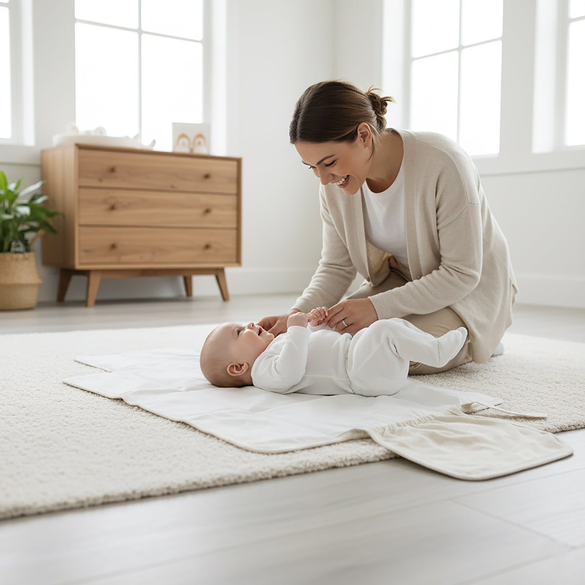 Nordic Travel Change Mat - Sand - Bubba Blue Australia