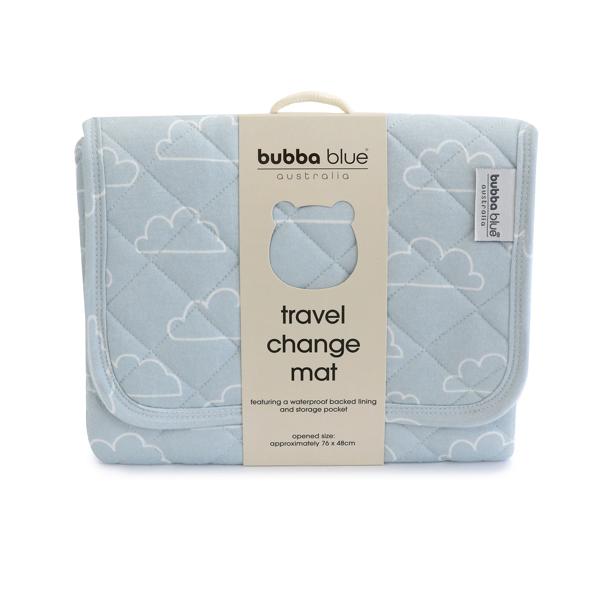 Nordic Travel Change Mat - Sky Plus FREE Jungle Face Washers - Bubba Blue Australia