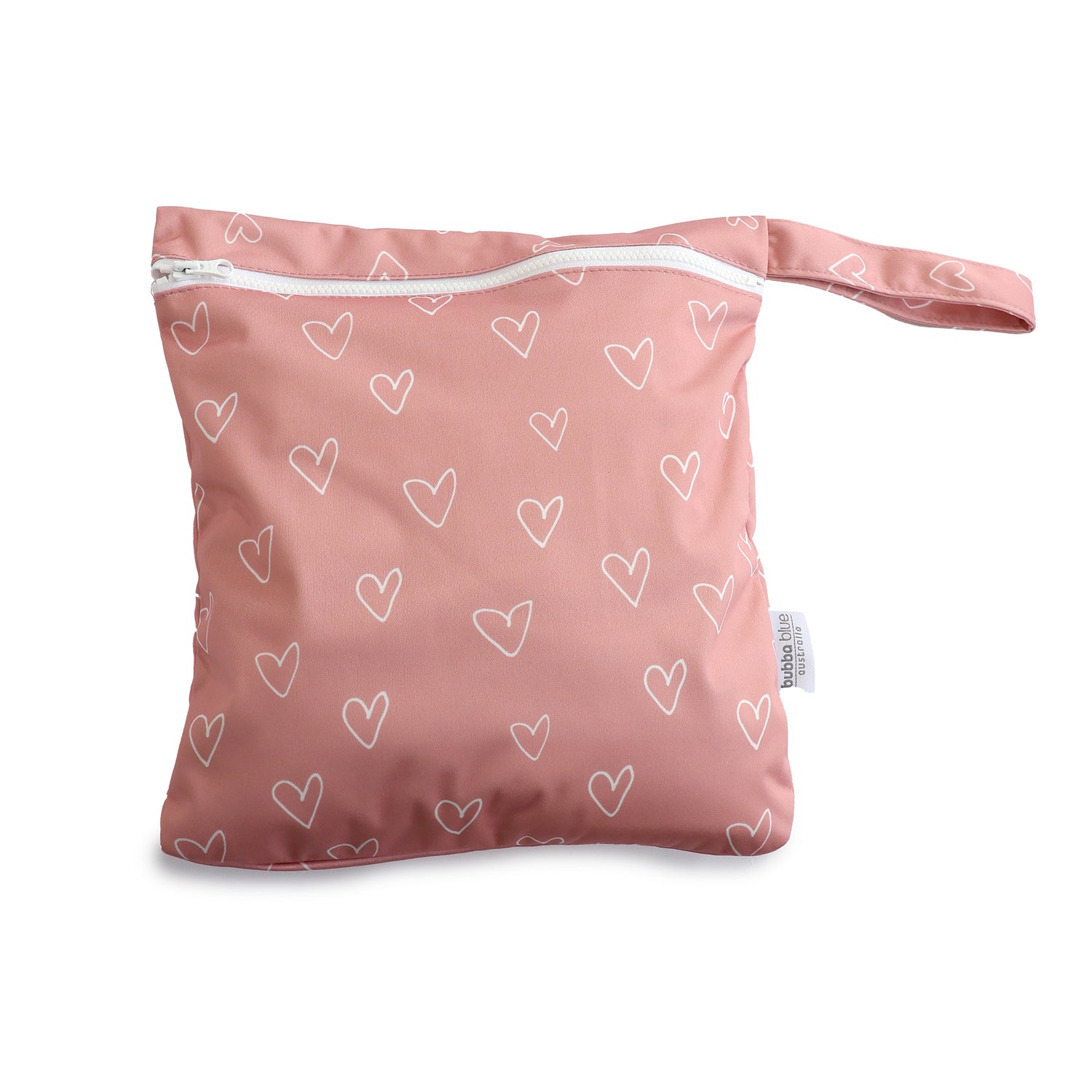 2x Nordic Wet Bag Bundle - Berry Hearts & Sand Rainbow - Bubba Blue Australia