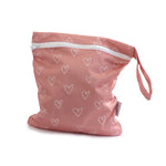 2x Nordic Wet Bag Bundle - Berry Hearts & Sand Rainbow - Bubba Blue Australia