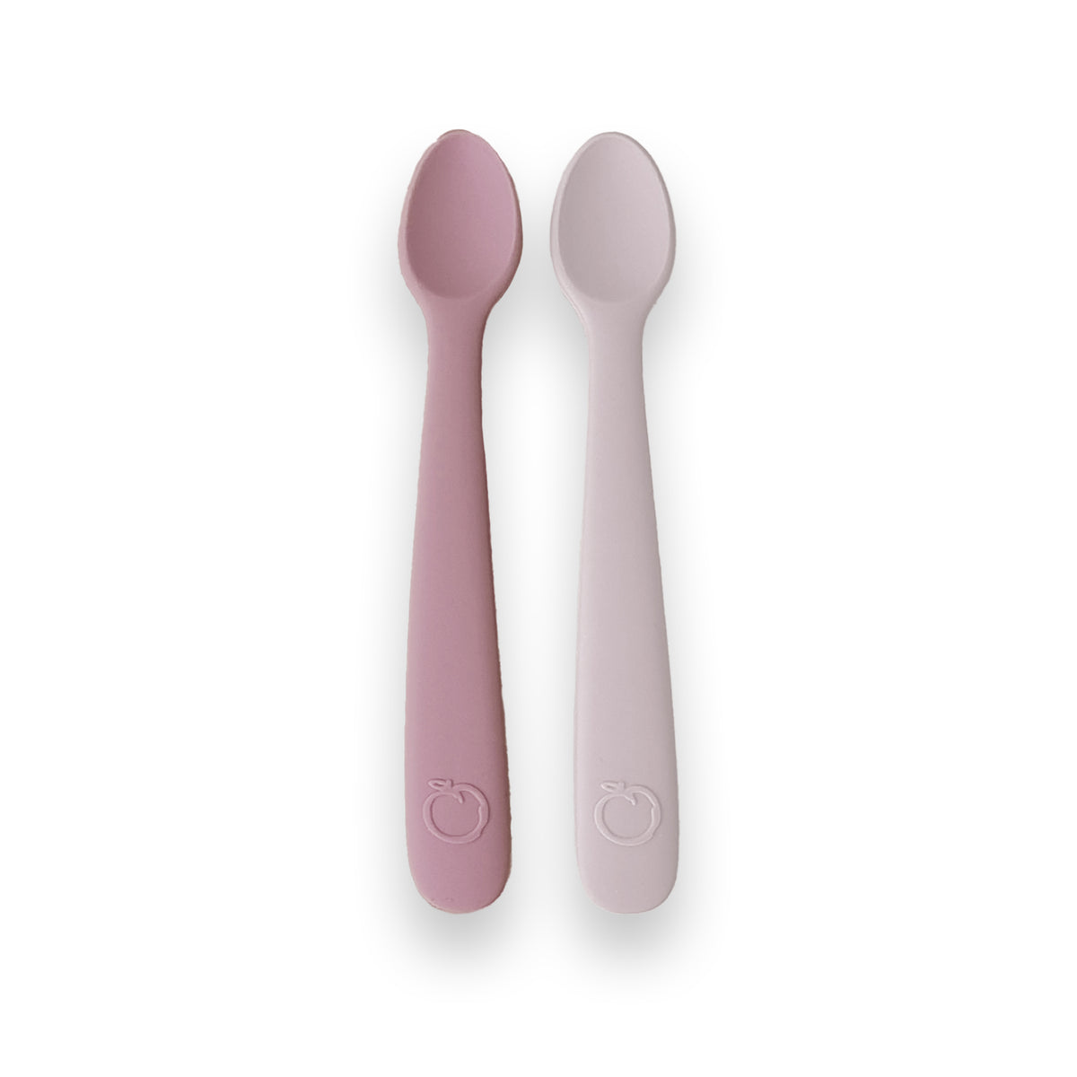 PLUM 2 Pack First Feeding Spoons - Dusty Berry & Rose - Bubba Blue Australia