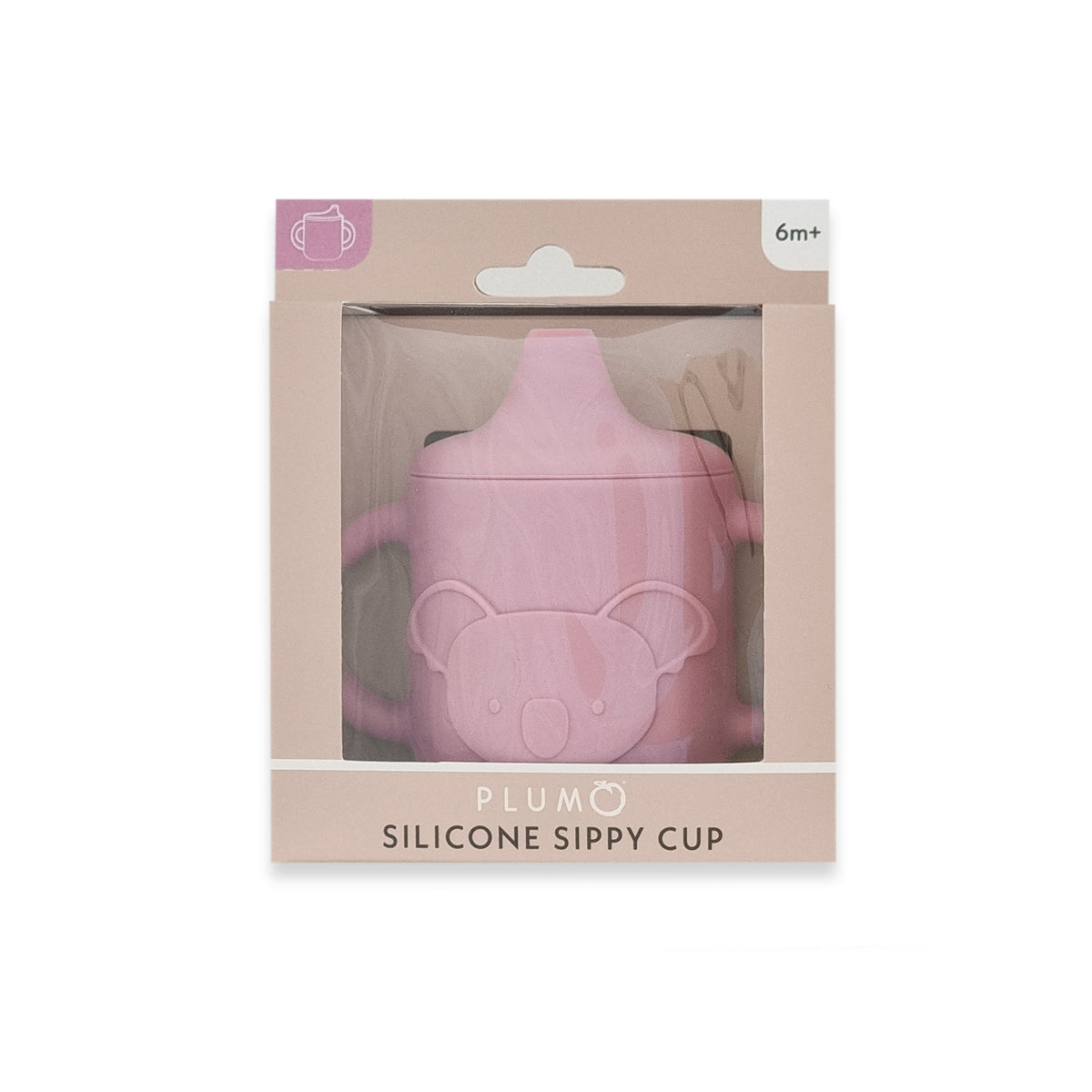 Plum Silicone Koala Sippy Cup - Dusty Berry - Bubba Blue Australia