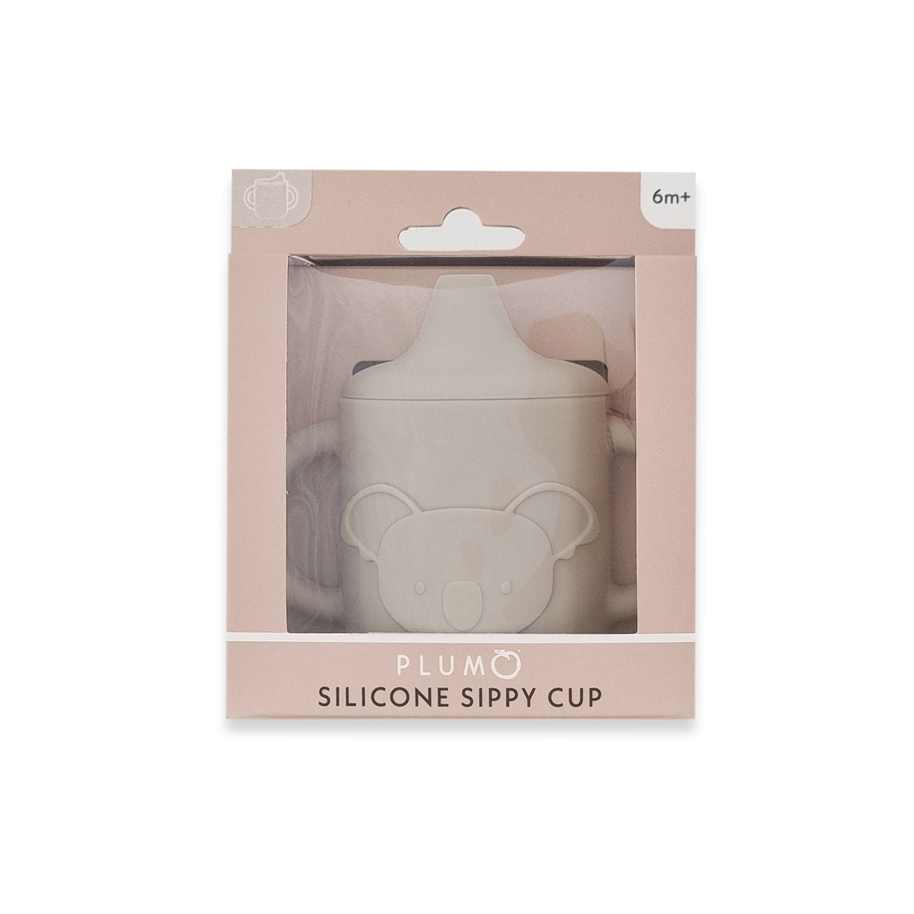 Plum Silicone Koala Sippy Cup - Sand - Bubba Blue Australia