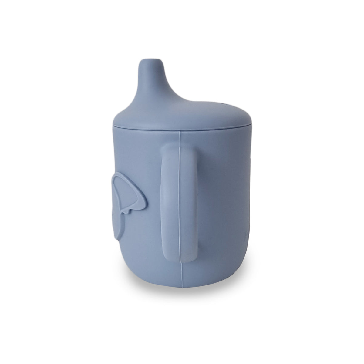 Plum Silicone Koala Sippy Cup - Steel Blue - Bubba Blue Australia