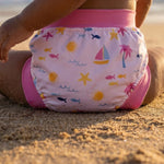 PLUM Swim Nappy - Maui(Pink) - Bubba Blue Australia