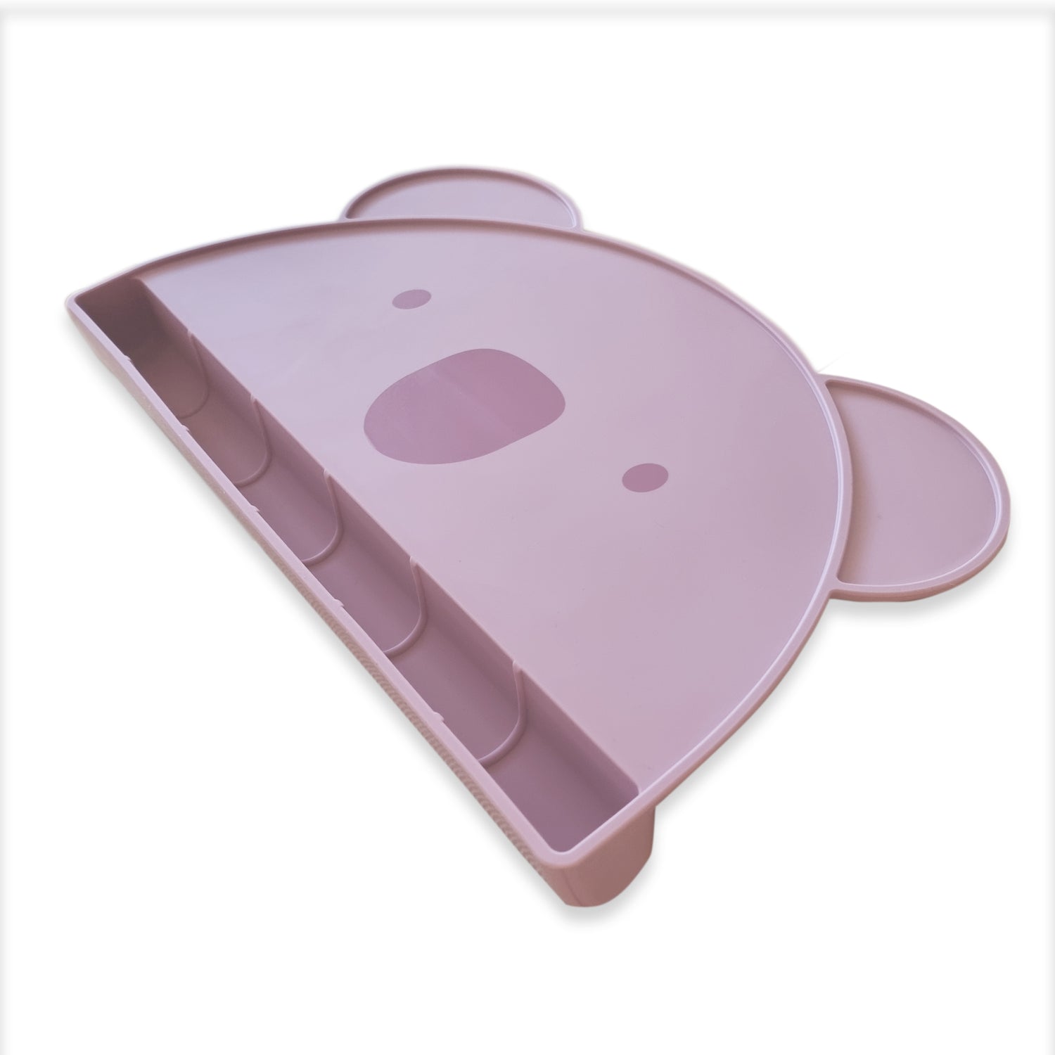 Plum Silicone Koala Placemat with Catcher - Dusty Berry - Bubba Blue Australia
