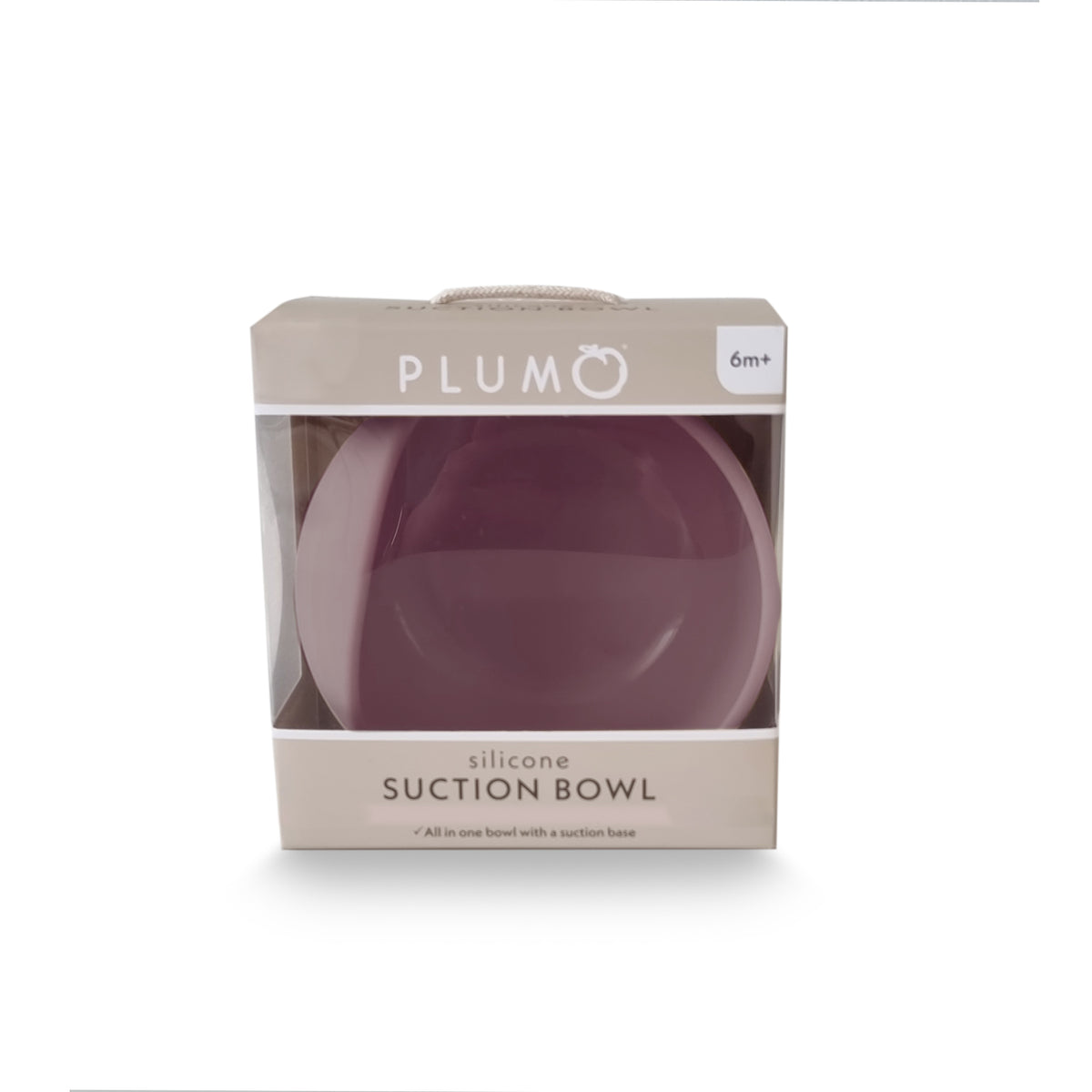 Plum Silicone Duck Egg Bowl - Dusty Berry - Bubba Blue Australia
