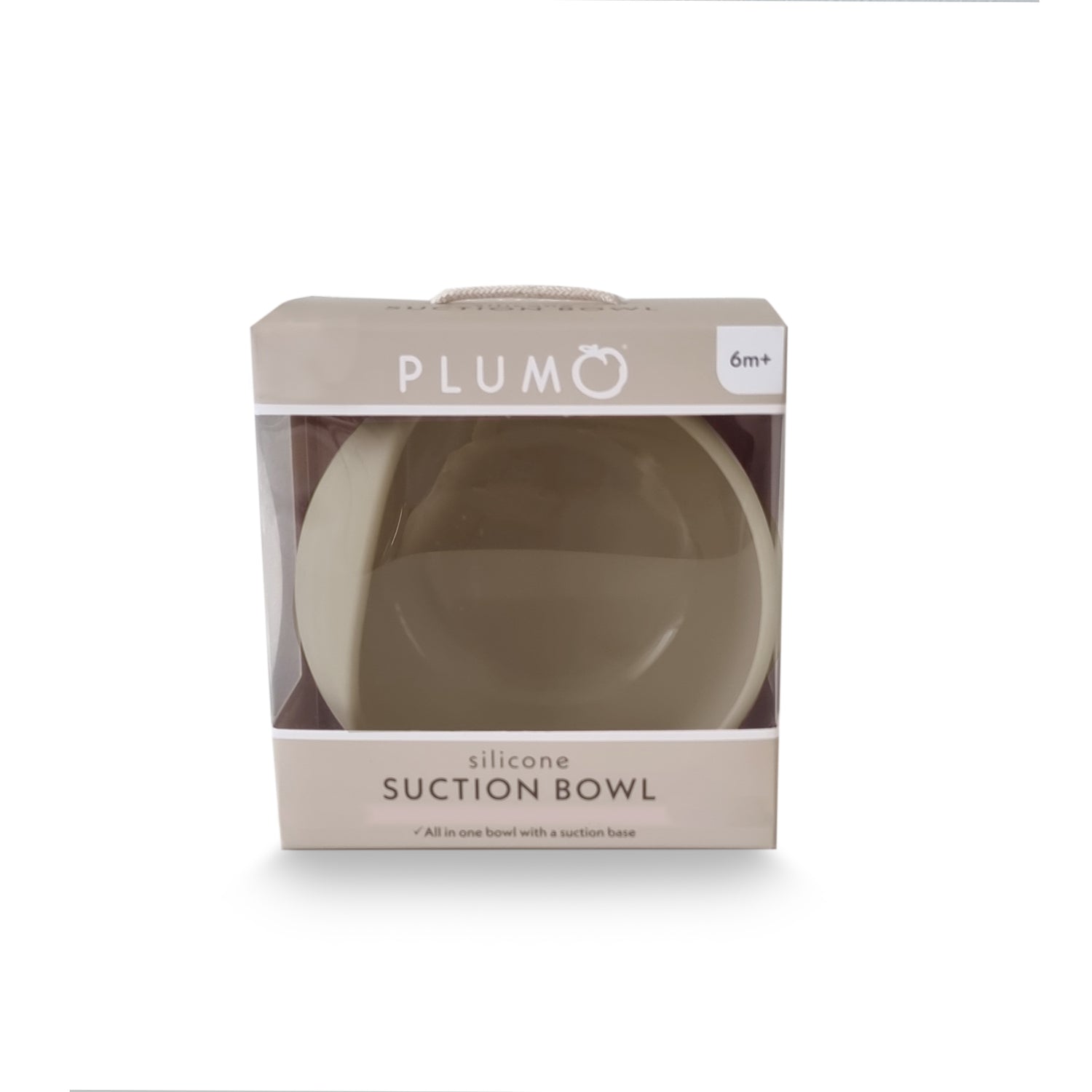 Plum Silicone Duck Egg Bowl - Sand - Bubba Blue Australia