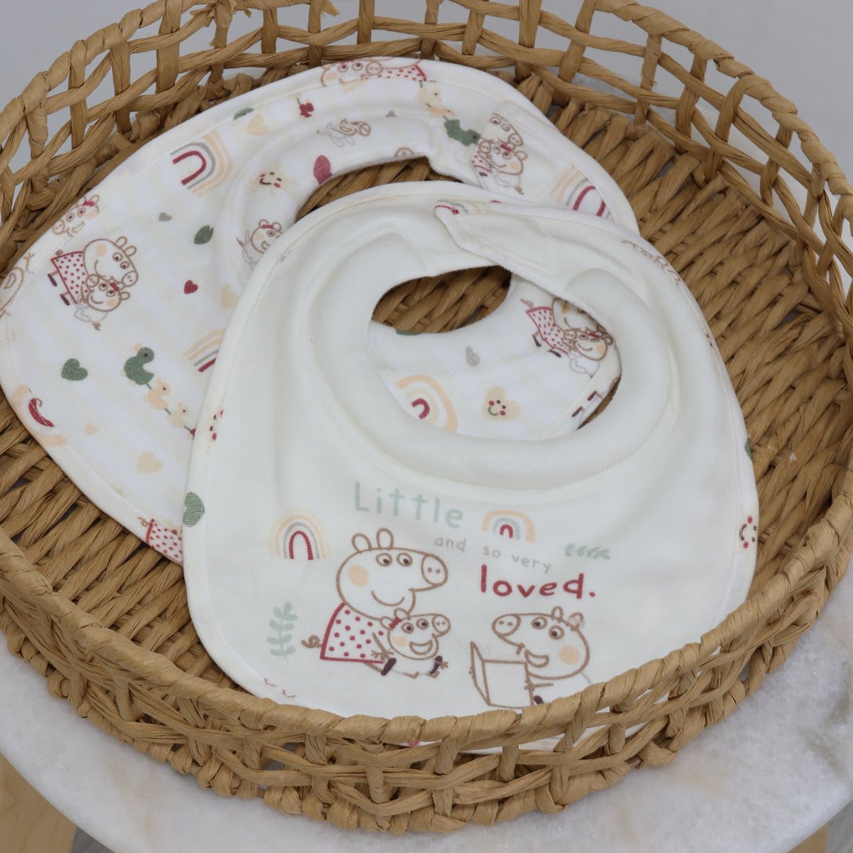 Peppa Pig 2pk Dribble Bibs - Bubba Blue Australia