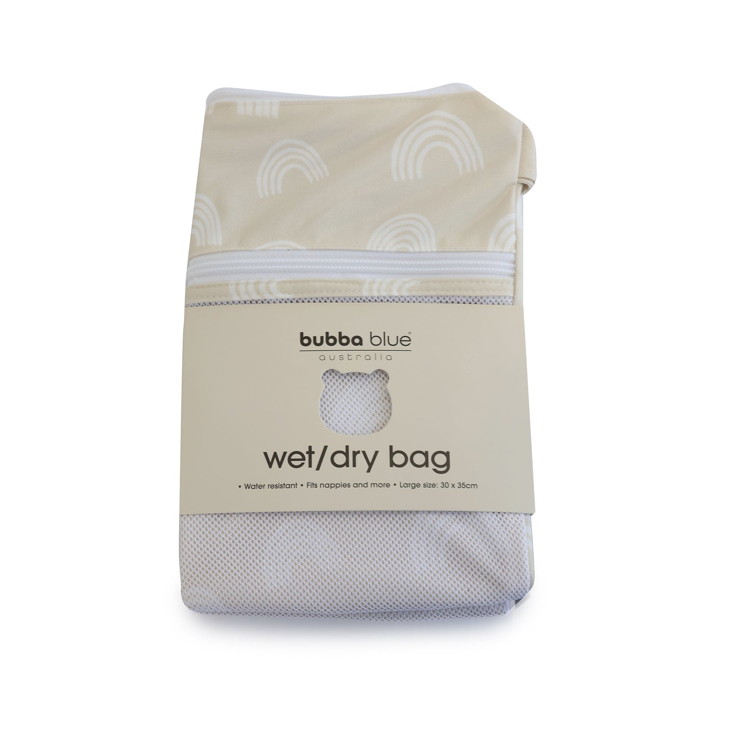 Nordic 2pk Wet/Dry Bags Bundle Sand Rainbow - 25x28cm & 30x35cm - Bubba Blue Australia