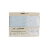 Nordic Air+ Cot Liner Dusty Sky/Mint - Bubba Blue Australia