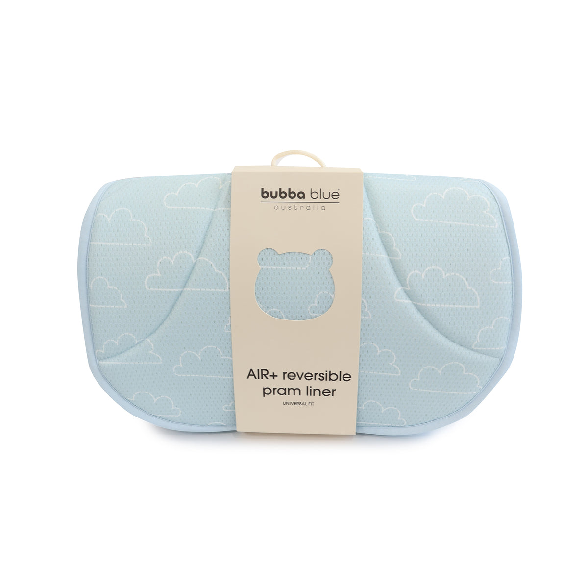 Nordic AIR+ Reversible Pram Liner - Sky/Mint - Bubba Blue Australia