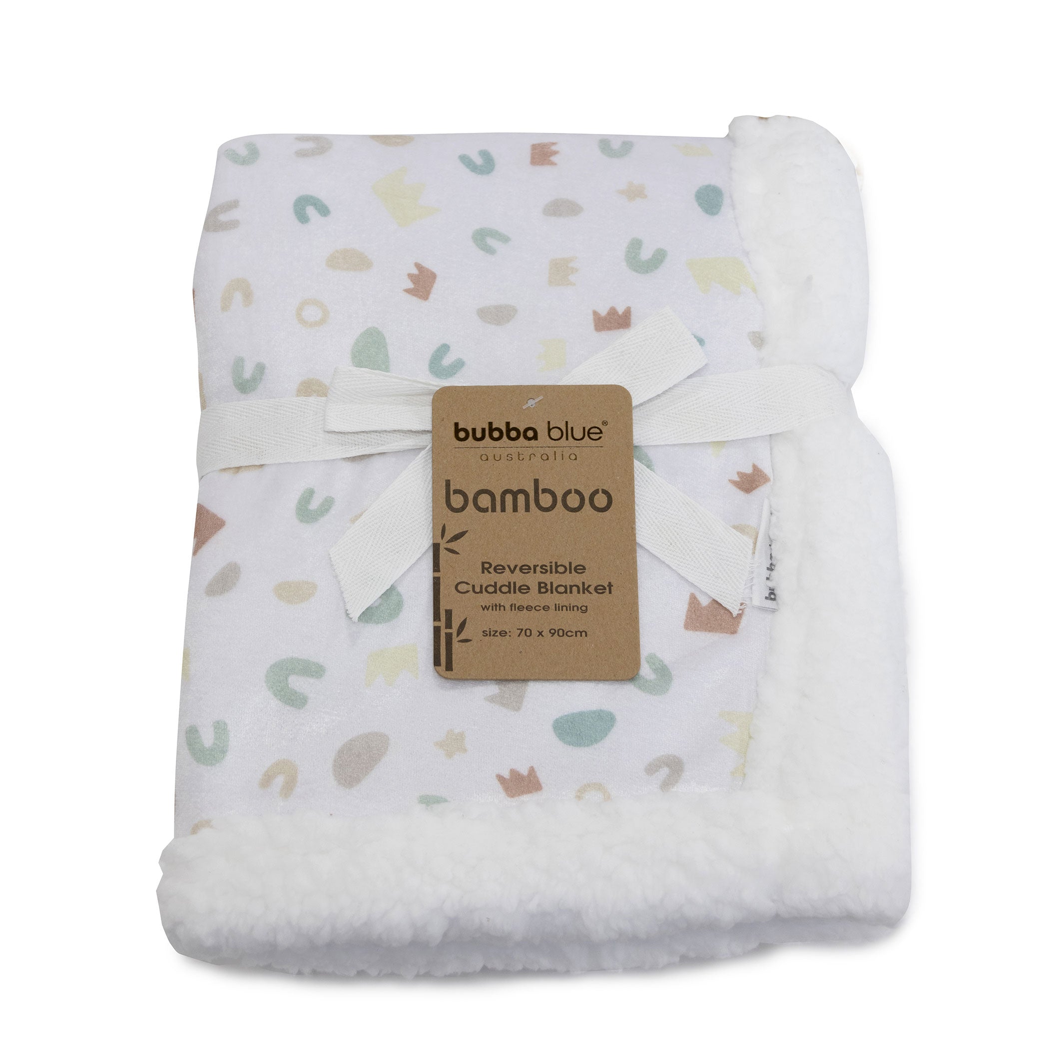 Sleepy Safari Bamboo Reversible Cuddle Blanket