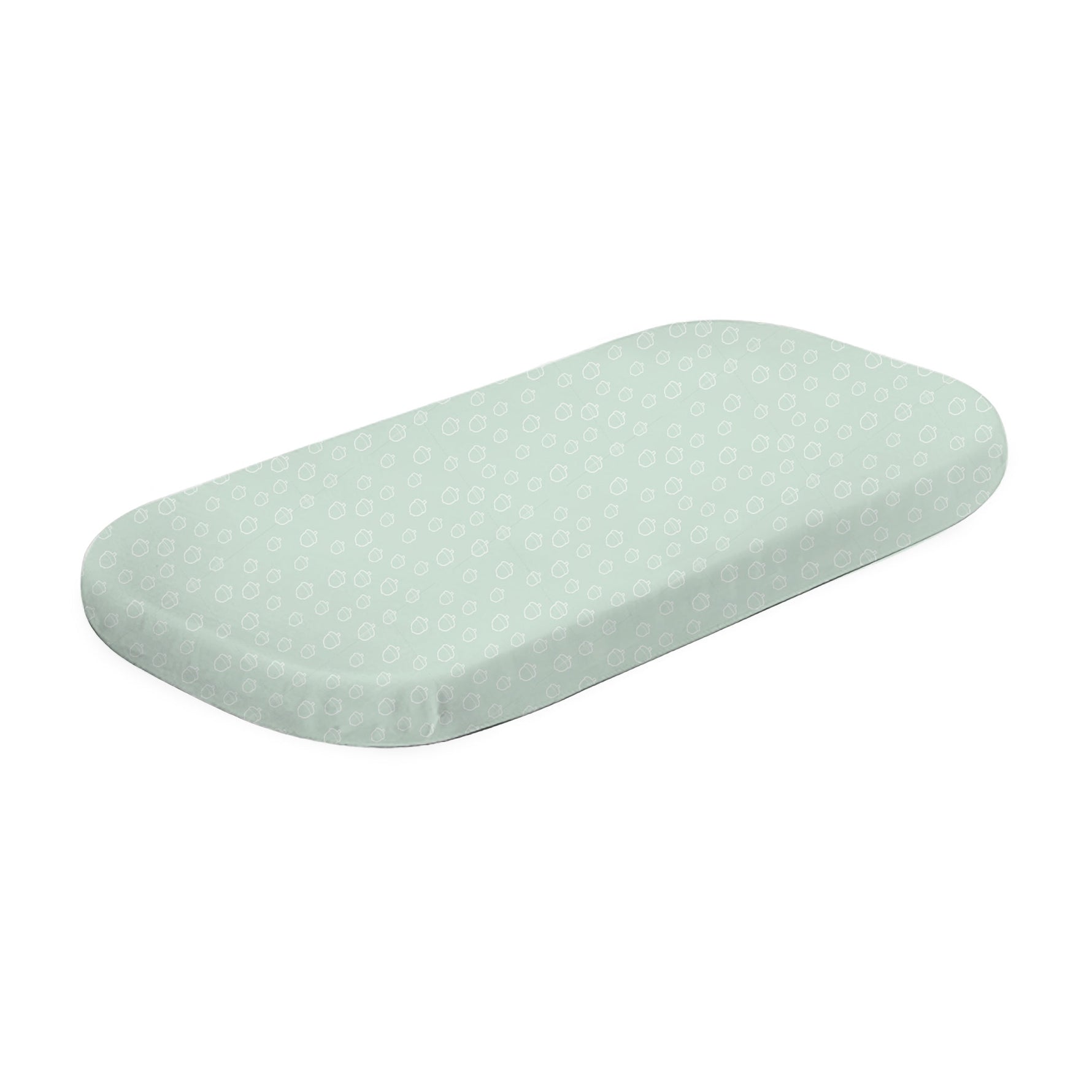 Nordic 2pk Jersey Co Sleeper/Bedside Sleeper Fitted Sheets Avocado/Forest - Bubba Blue Australia