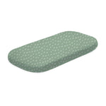 Nordic 2pk Jersey Co Sleeper/Bedside Sleeper Fitted Sheets Avocado/Forest - Bubba Blue Australia