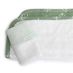 Nordic 3pk Wash Cloth Dusty Avocado/Forest - Bubba Blue Australia
