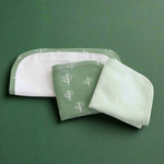 Nordic 3pk Wash Cloth Dusty Avocado/Forest - Bubba Blue Australia