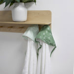 Nordic 2pk Hooded Towel Avocado/Forest - Bubba Blue Australia