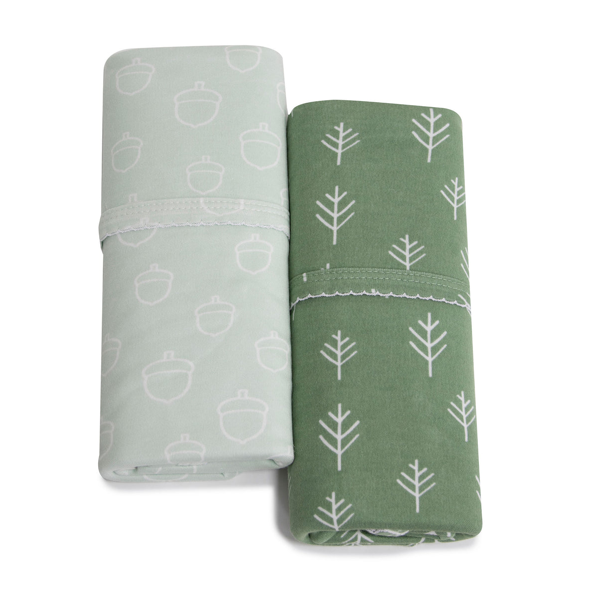 Nordic 2pk Jersey Wrap Avocado/Forest - Bubba Blue Australia