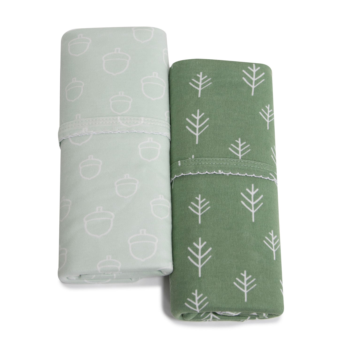 Nordic 2pk Jersey Wrap Avocado/Forest - Bubba Blue Australia