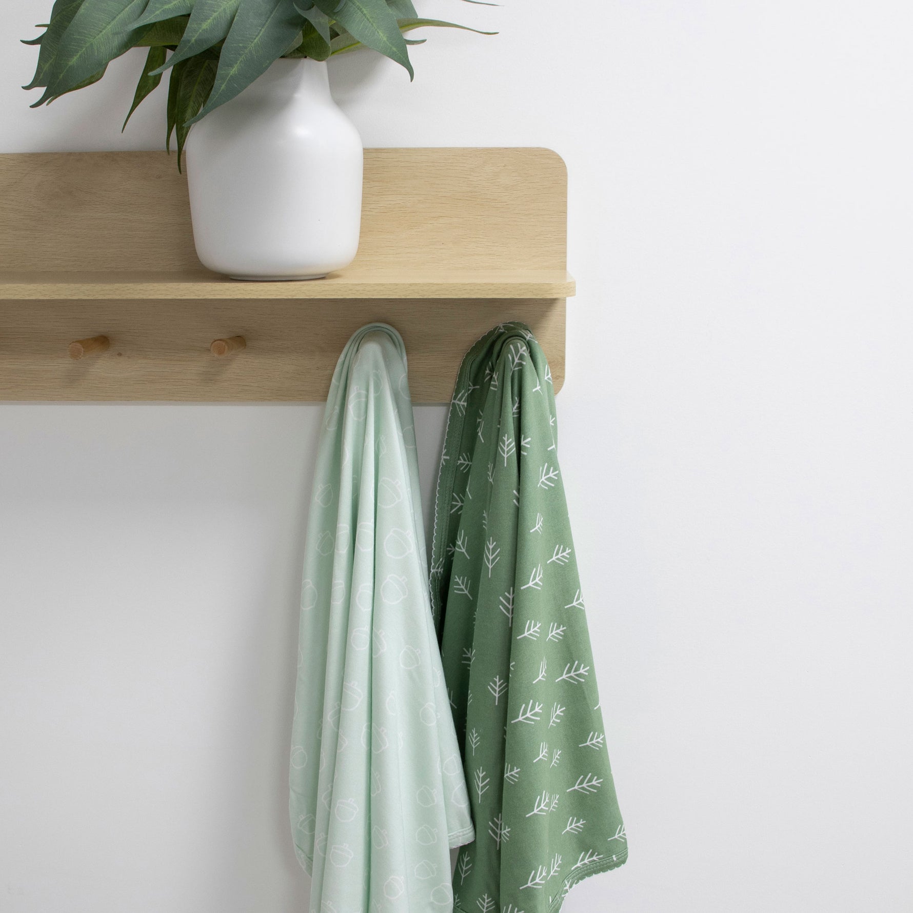 Nordic 2pk Jersey Wrap Avocado/Forest - Bubba Blue Australia