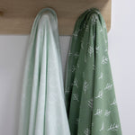 Nordic 2pk Jersey Wrap Avocado/Forest - Bubba Blue Australia